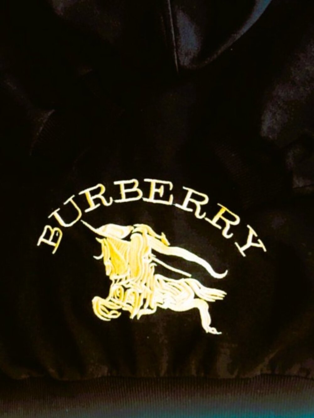 BURBERRY Black Zip Hoodie Nova Check Trim Embroidered Logo Designer Boy Sz 10Y